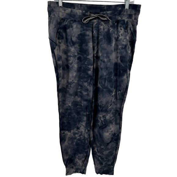 Lululemon Ready to Rulu Jogger Pants Diamond Dye Lunar Rock True Navy Blue 10 - Picture 2 of 6